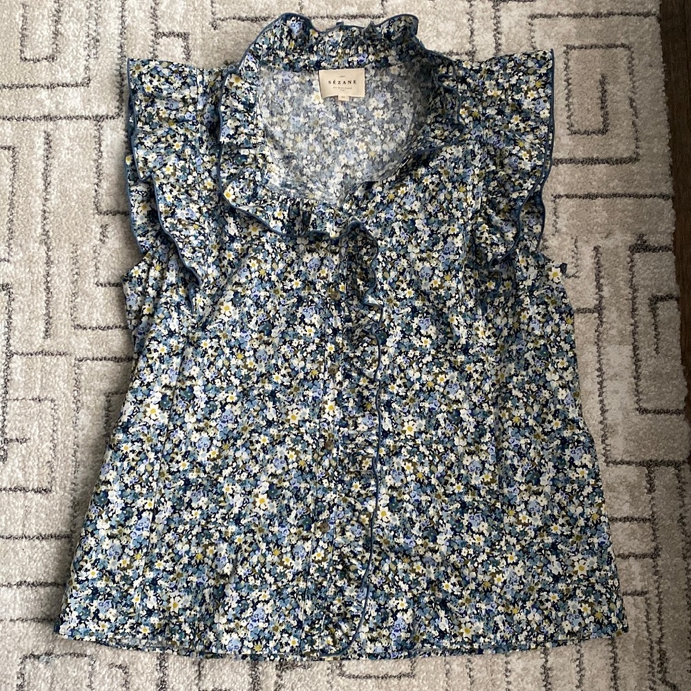 Sezane sleeveless blouse